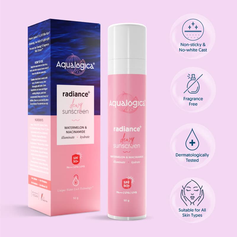 Aqualogica Radiance+Dewy Sunscreen SPF 50+